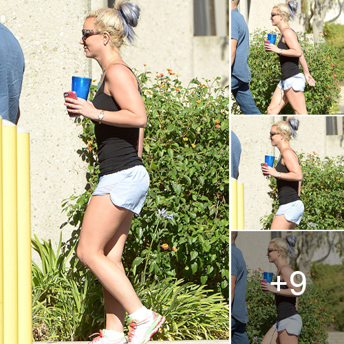 Britney Spears at the Dance Studio in Westlake Village: A Return to Her Roots
